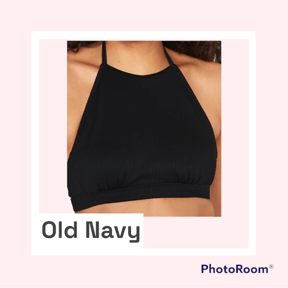 BNWT Old Navy Ribbed Halter Bikini Top - Picture 5 of 7